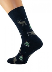 Skarpety męskie bratex 3008 x-mass socks