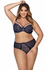 Figi damskie ava 1396 navy plus