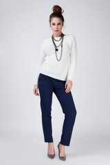 Sweter damski mkm anastazja swe 014 ecru