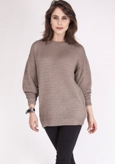 Sweter damski mkm beatrix swe 097 mocca