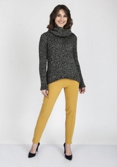 Sweter damski mkm nicola swe 103 grafitowy