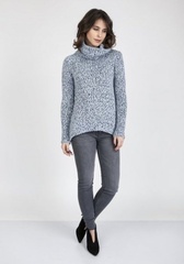 Sweter damski mkm nicola swe 103 niebieski