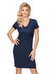 Koszula nocna damska irall gia navy blue plus size