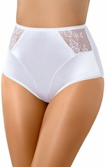 Figi damskie modelujące babell shiny bbl 103 białe