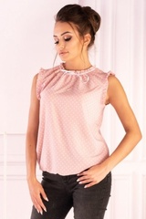 Bluzka damska merribel amargo pink white