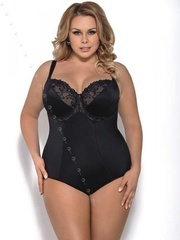 Body damskie gorsenia gala k356 czarne