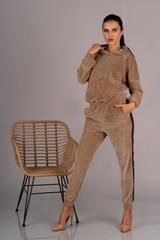 Komplet damski merribel provocateur me camel welur