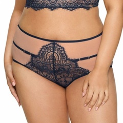 Figi damskie ava 1396/2/b crystal long granat