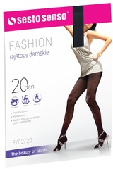 Rajstopy damskie fashion 20 den f/02/20 sesto senso