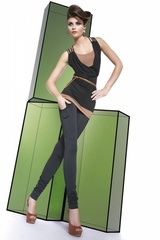 Legginsy damskie bas bleu boni