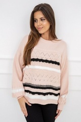 Sweter damski vittoria ventini caroline soft pink g2538