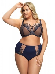 Figi damskie gorsenia k 497 paradise granatowe