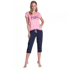 Piżama damska henderson ladies tulip 38901 różowa