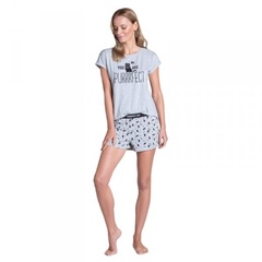 Piżama damska henderson ladies timber 38902 szara