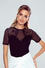 Bluzka damska eldar neri czarna plus