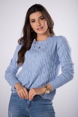 Sweter damski vittoria ventini patricia m83134 blue