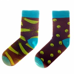 Skarpety wzorzyste skarpol funny 80 groszek