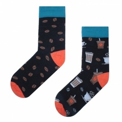 Skarpety wzorzyste skarpol funny 80 kawa