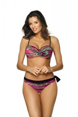 Kostium kąpielowy marko emma nero-very fuchsia m-472 (4)