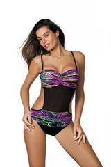 Monokini marko melania very fuchsia-nero m-426 (2)