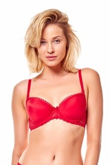 Biustonosz push-up henderson ladies kassidy 35590 czerwony