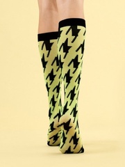 Podkolanówki fiore grand prix neon yellow