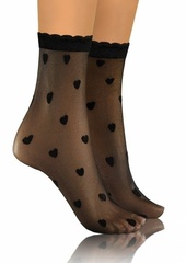 Skarpetki damskie fashion wzór 04 pikot sesto senso