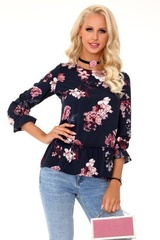 Bluzka damska merribel breanna dark blue
