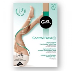 Pończochy damskie gatta control press golden