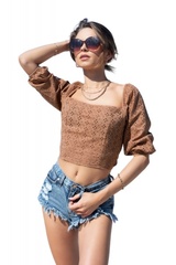Bluzka damska merribel presca b52 camel