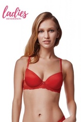 Biustonosz push-up henderson ladies kassidy 35237 czerwony