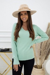 Sweter damski vittoria ventini daily zb94598 mint