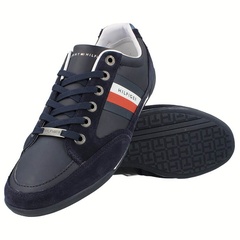Tommy hilfiger corporate material mix cupsole - sneakersy męskie