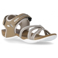 Sandały klasyczne damskie camello dark brown trespass - 39