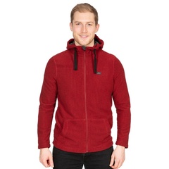 Polar męski z kapturem full-zip napperton trespass merlot - s