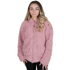 Polar damski full-zip fluffyness trespass dusty rose - l