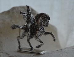 Husar ii - figurka ze srebra