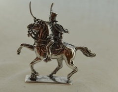 Husar v - figurka ze srebra