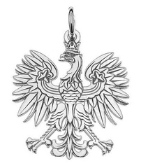 Wisiorek srebrny godło polski orzeł-6