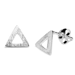 Staviori kolczyki. srebro 0,925. wymiary 9x8 mm.   piękne i wyraziste kolczyki. szczotkowane srebro daje spektakularny efekt wizualny. te kolczyki, jak i cały komplet są absolutnie rewelacyjne.  