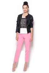 Czarna kurtka typu bomber