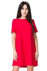 Czerwona sukienka o kształcie litery a